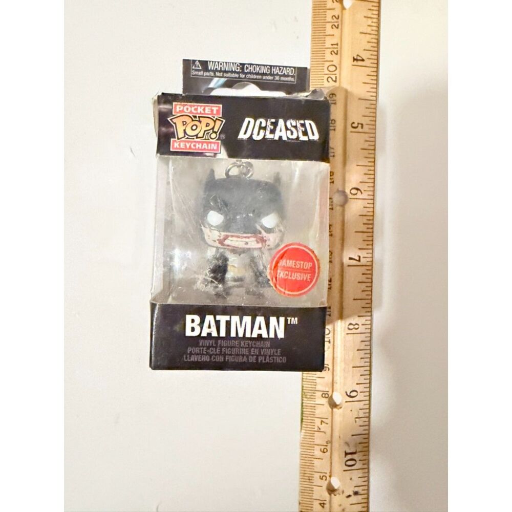 Funko POP Keychain DCeased Batman Bloody Chase Gamestop Exclusive